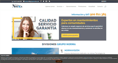 Desktop Screenshot of gruponorma.com