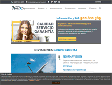 Tablet Screenshot of gruponorma.com